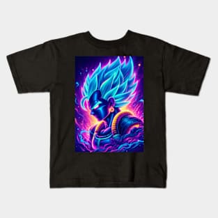 Vegeta neon super saiyan Kids T-Shirt